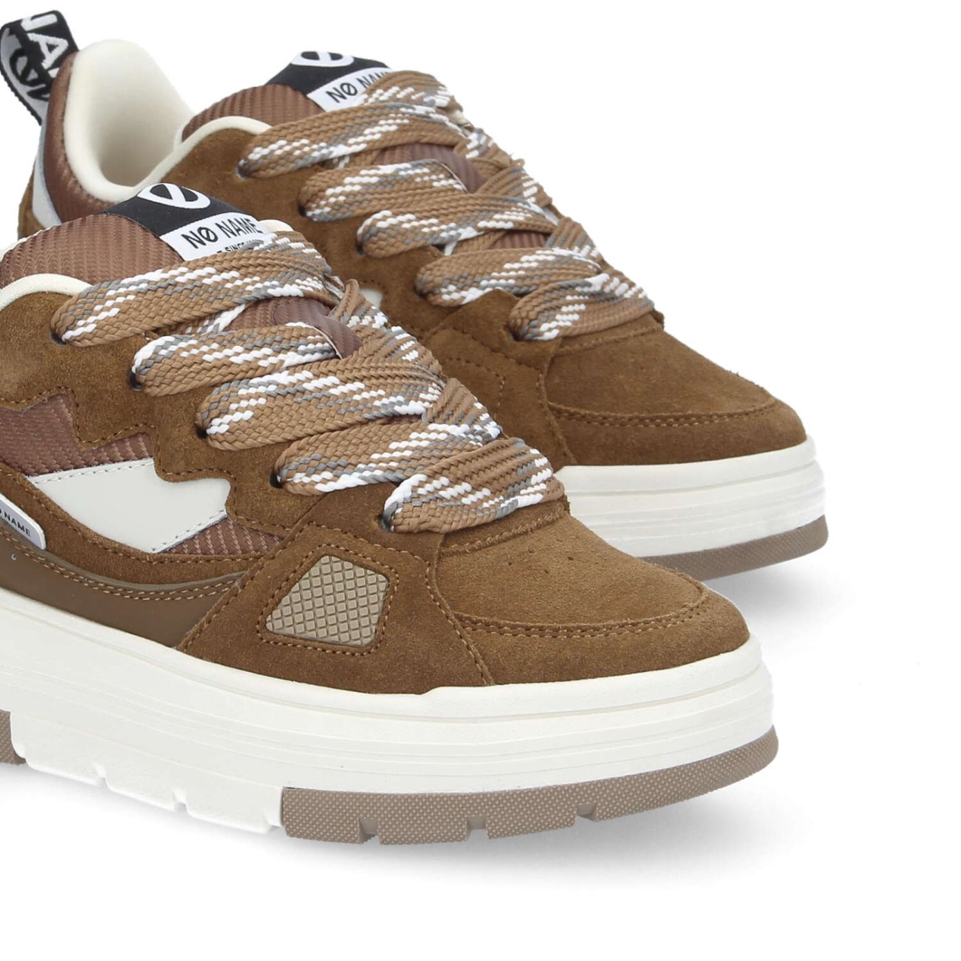 NOLLIE SNEAKER W - SUEDE/NUB/STRAW - BROWN